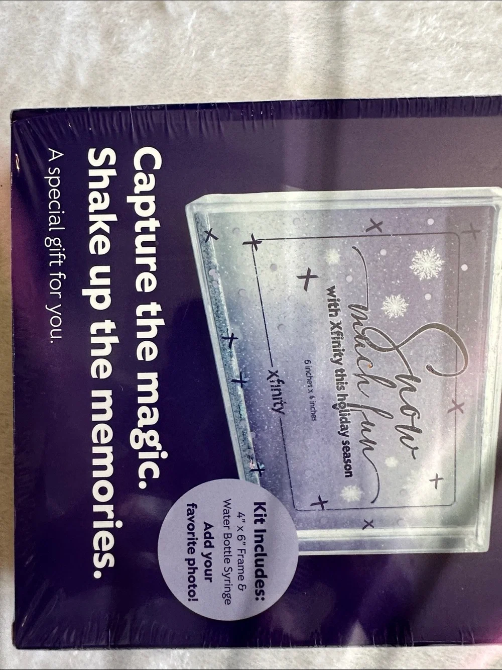 Party Snow Globe Frame Instructions